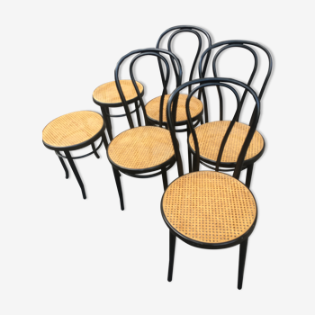 Chaises et tabourets  bistrot  cannage naturel zpm randomsko