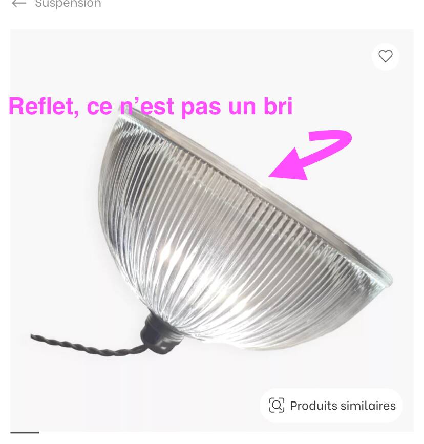 Ribbed globe pendant light, 2 m fabric cable