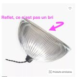 Ribbed globe pendant light, 2 m fabric cable