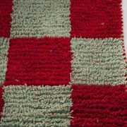 Traditional handmade green and red carpet 1.5/2.5 m.