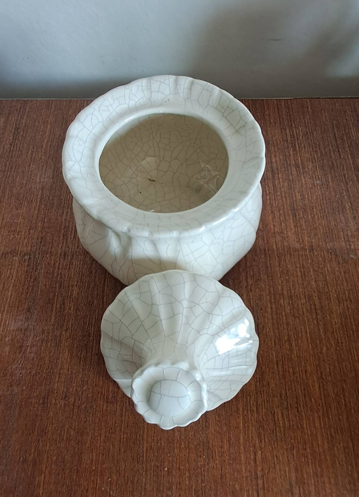 Tea set, pottery from Charolles by Jacques and Kira Molin. An