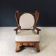 Brutalist Oak Wingback Lounge Chair, Netherlands, 1950s