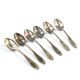 Art Deco brass spoons from WSW, 1950s, set of 6