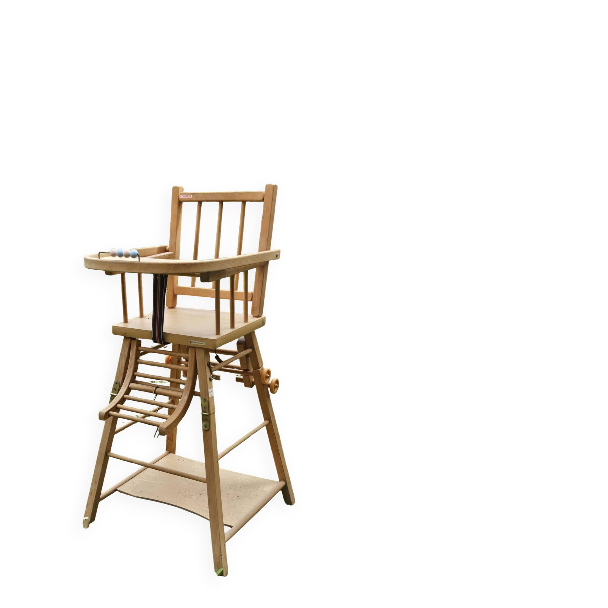 Vintage high chair for baby