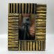 Art deco mirror in gilded wood