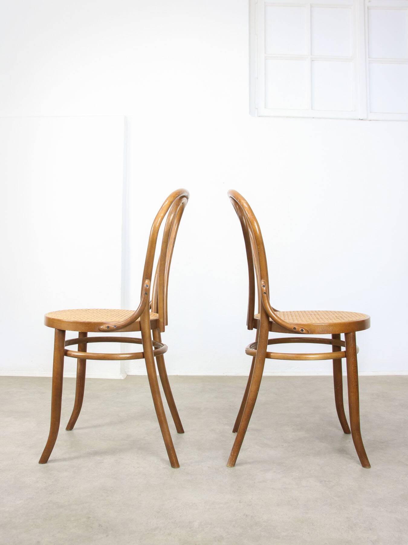 Vintage No. 18 Dining Chairs attributed to Michael Thonet, Set of 2