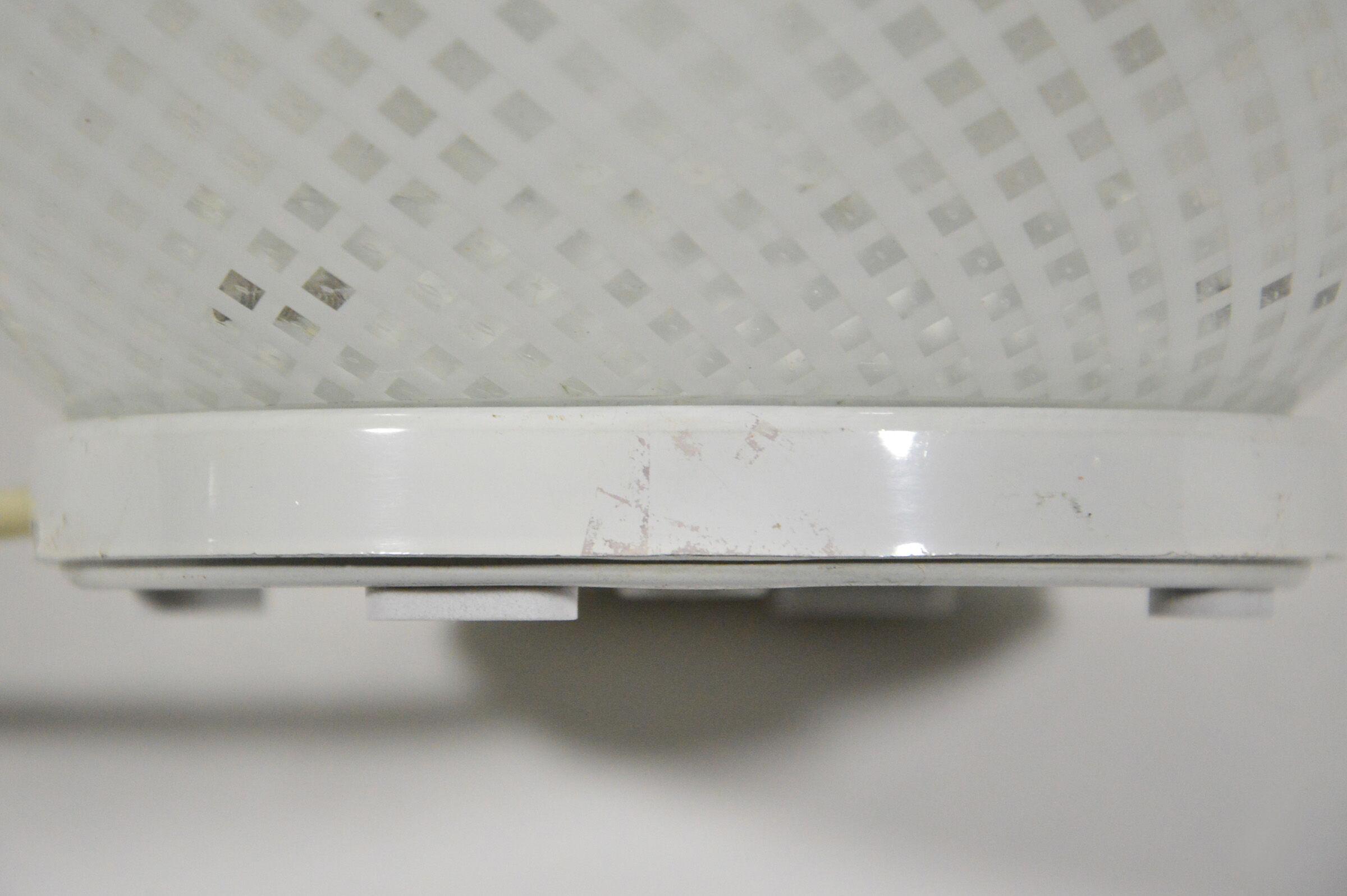 Lampe de table en verre, signée venini, années 1960