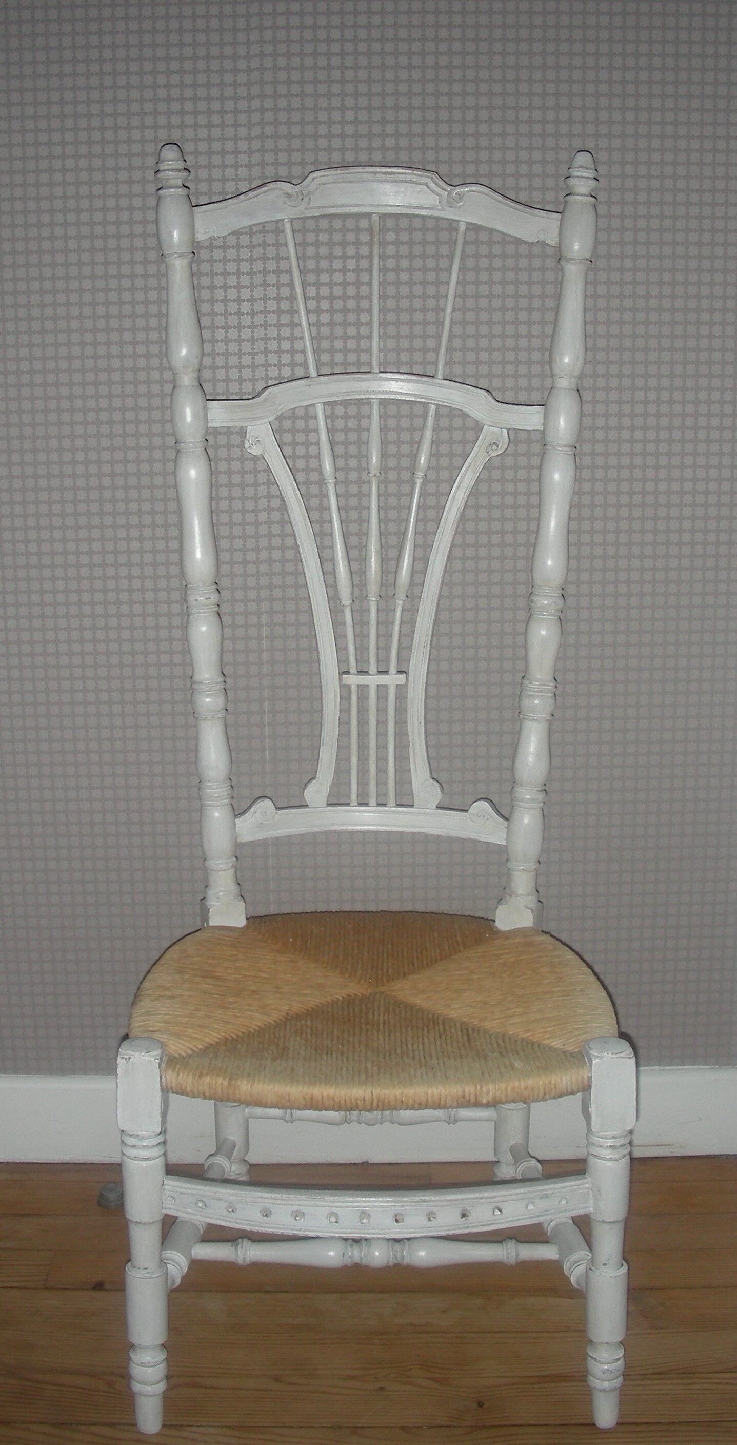 Patina prie-dieu Chair style shabby