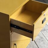 Mustard yellow desk furniture