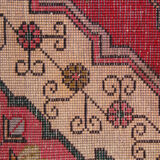 Traditional vintage red runner rug handwoven long oriental wool carpet runner -85x240cm