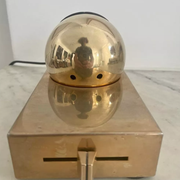 Vintage wall lamp Disderot, brass and swivel, France 1970