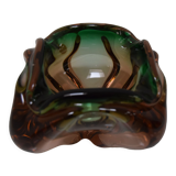 Mid-century Ashtray from Metallurgical Glass,by Glasswork Novy Bor,1960's.