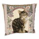 Cushion tapestry cat