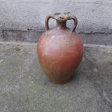 Terracotta oil jar jug