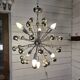 1970s chrome metal Sputnik chandelier