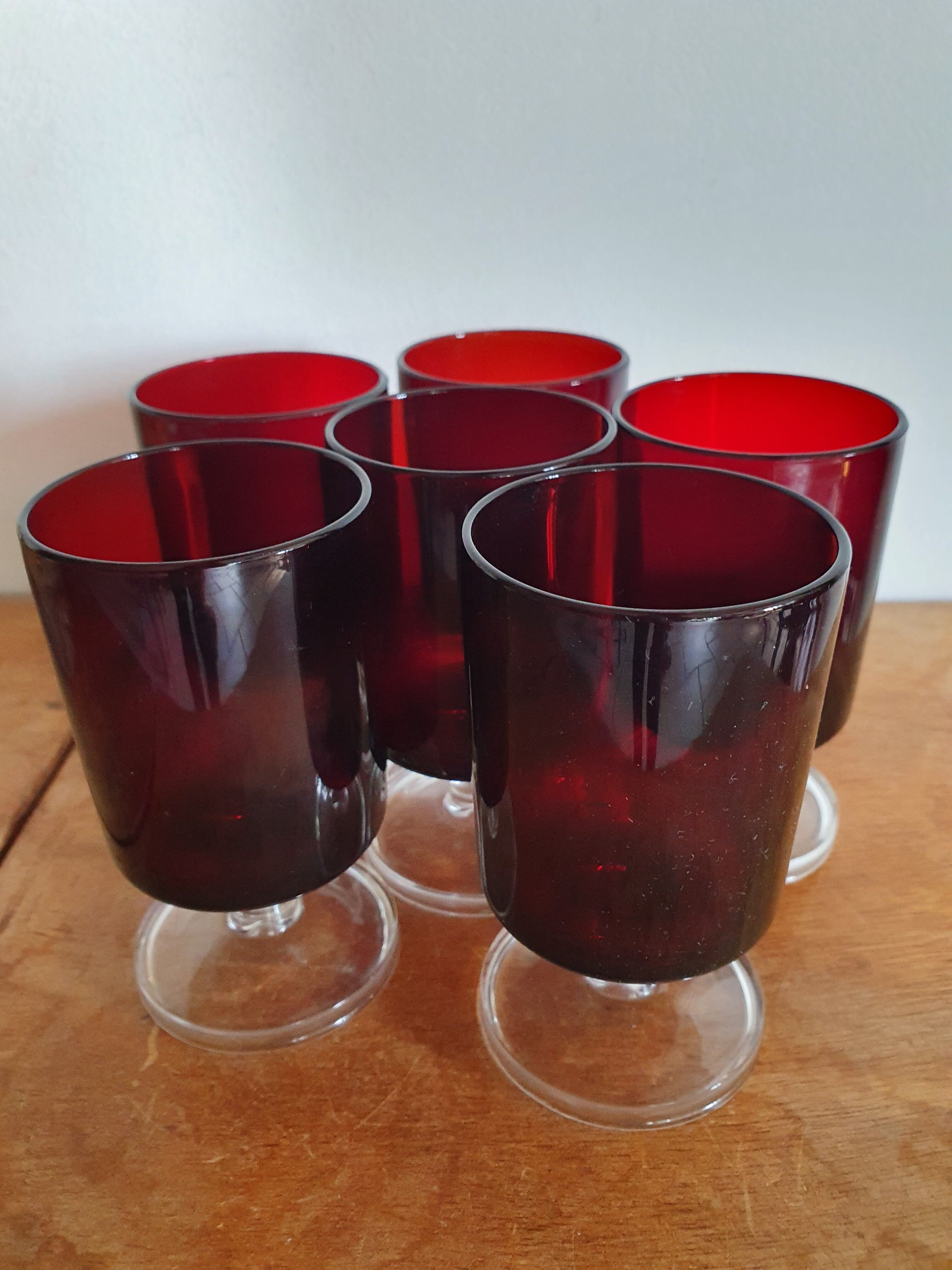6 luminarc glasses