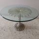 Italian daisy table 60s, 70'S design table Chelini Florence