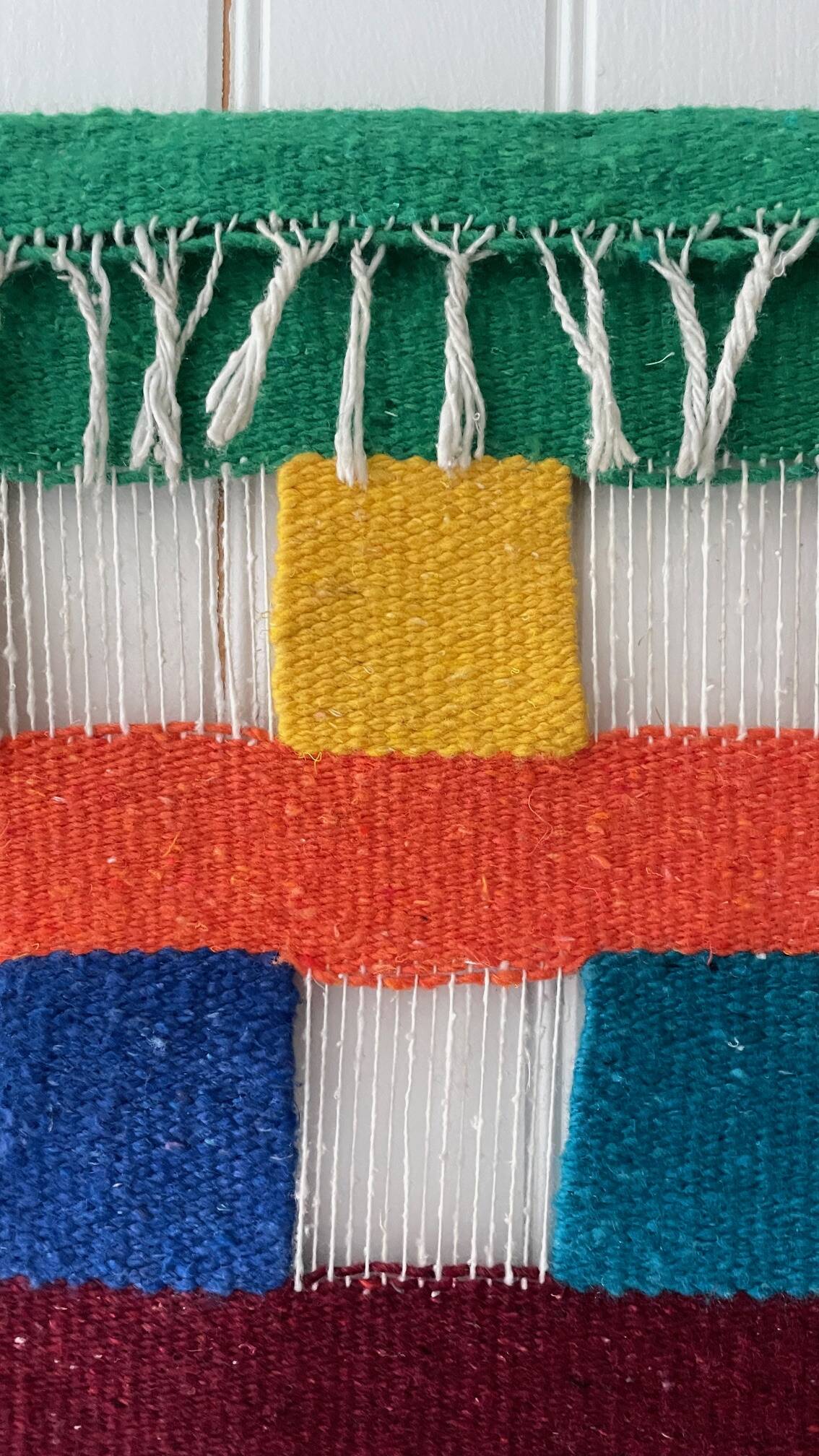 Vintage mexican decorative tapestry