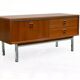 Enfilade furniture low tv hi design in teak 1980s