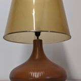 XL living room lamp in glazed ceramic, 70s-80s