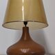 XL living room lamp in glazed ceramic, 70s-80s
