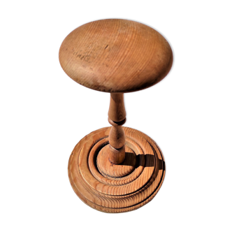 Old hat holder in turned wood