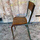 Vintage Chair in MULLCA Style Model 510 Metal + Wood #C950