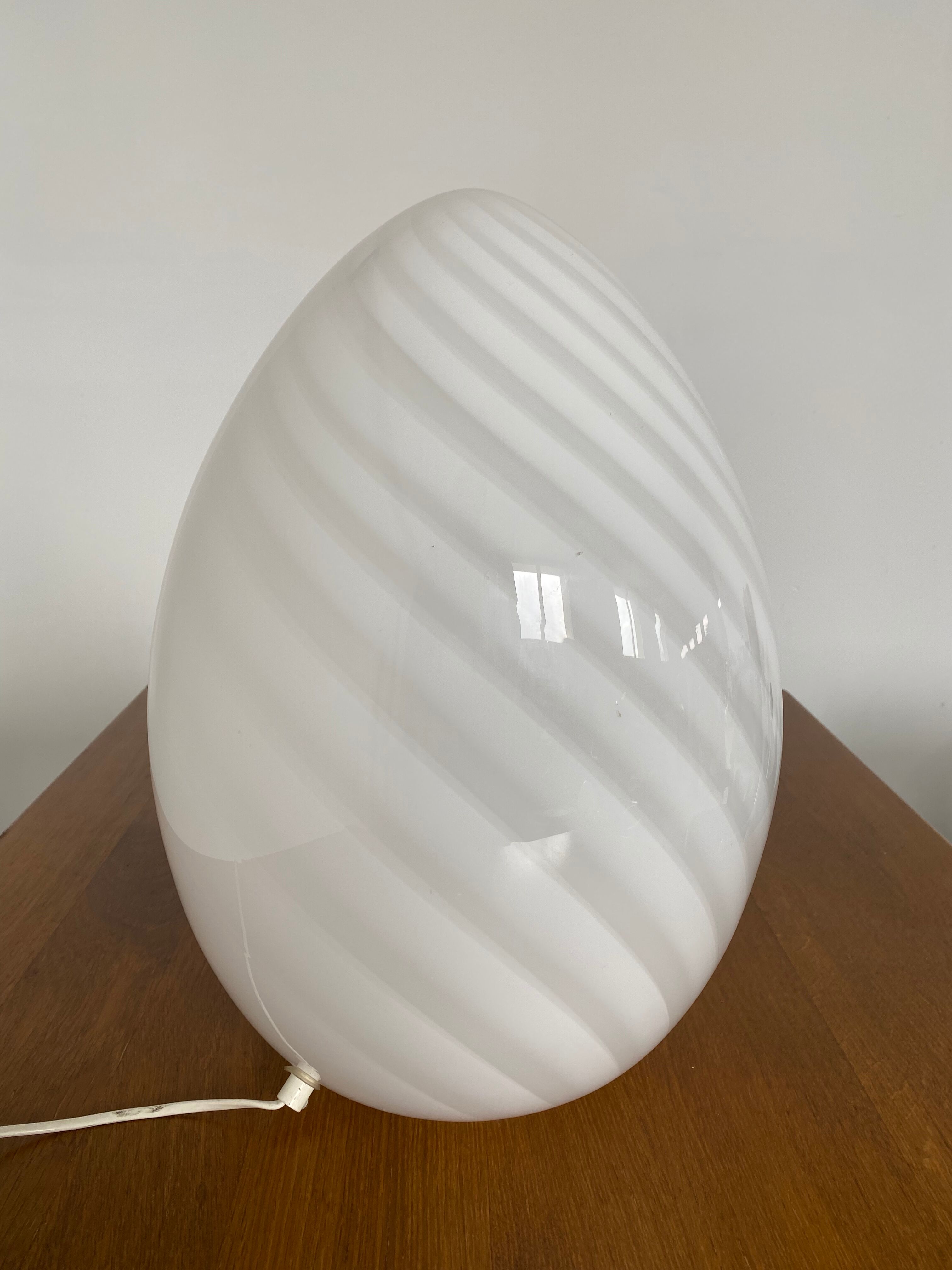 Old egg lamp glass murano vetri eggs vintage 1970