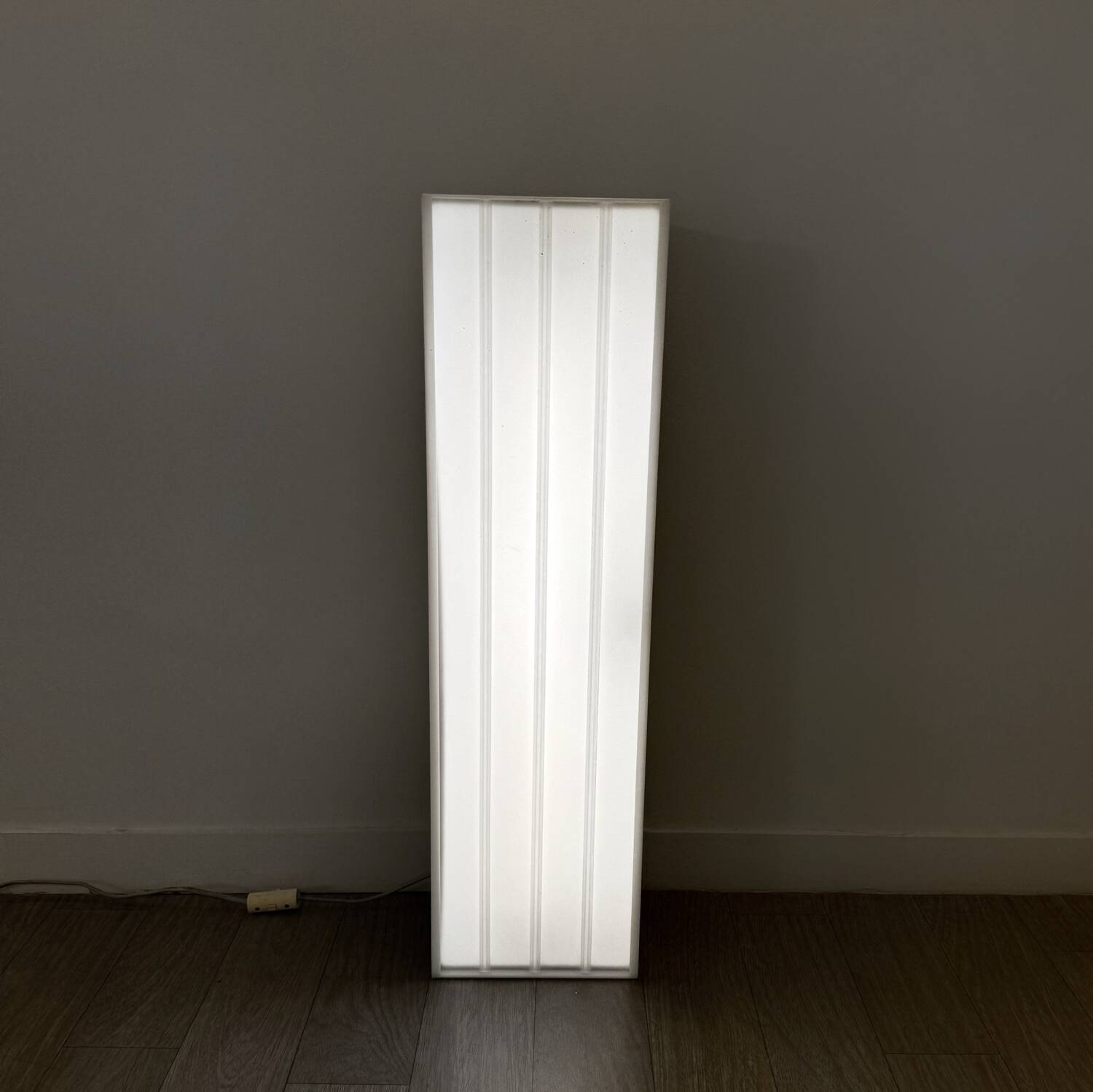 70s industrial style box lamp