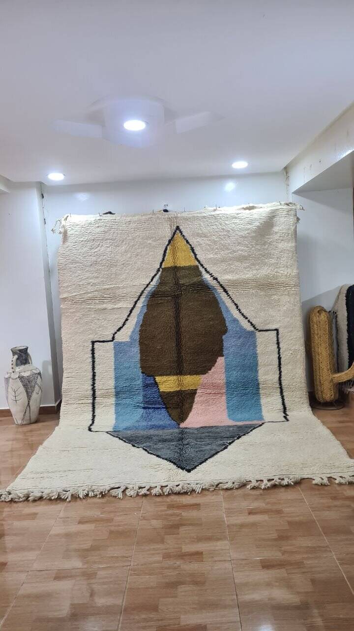 Handmade Beni Ouarain rug 300x200 cm