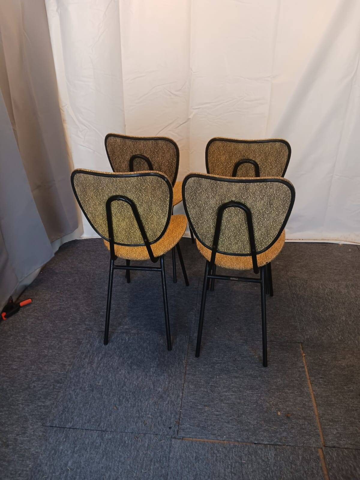 lot de chaises vintage 1950