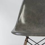 Elephant Grey Herman Miller Original Eames DSW Dining Side Shell Chair