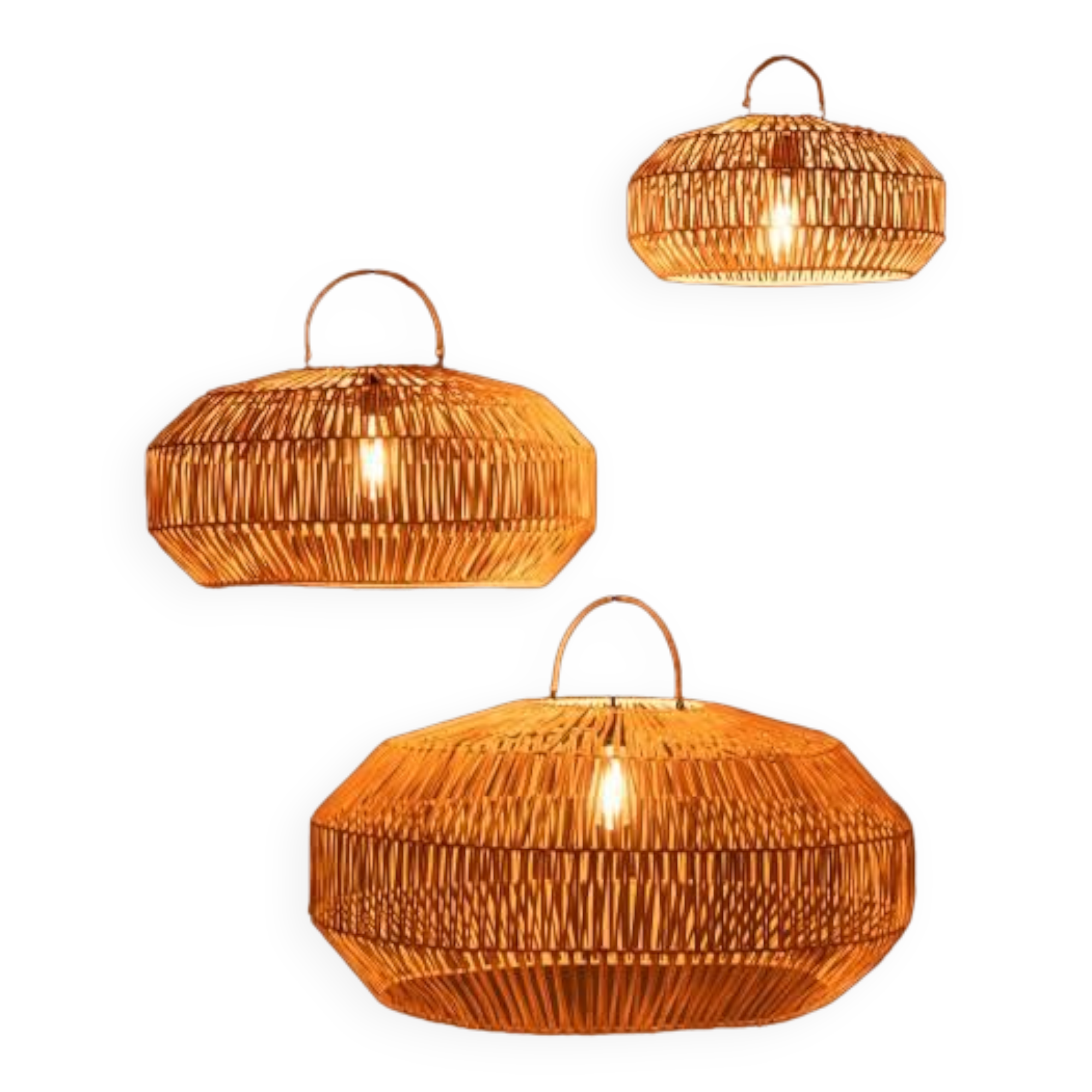 Rattan pendant light