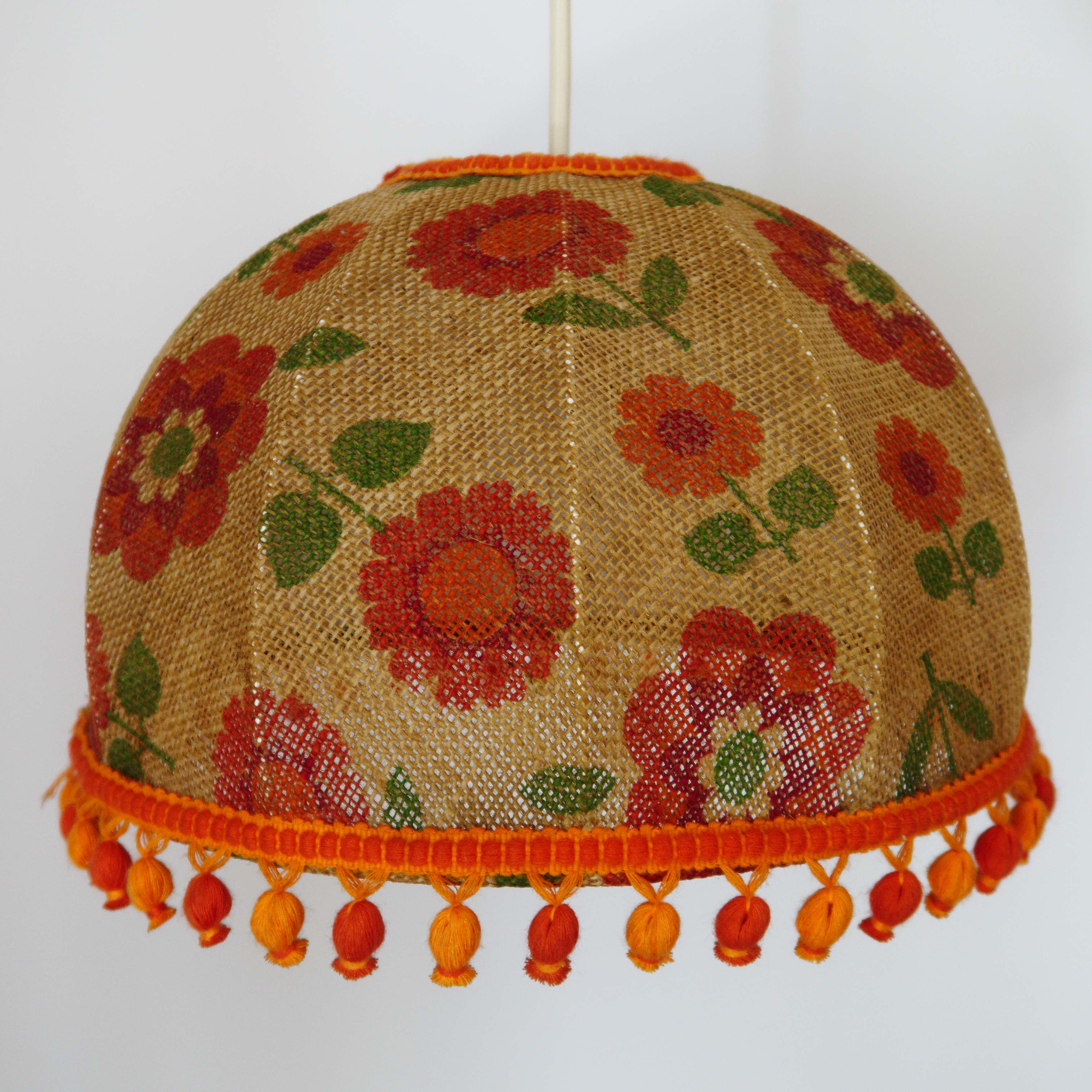 Suspension burlap 70s