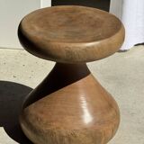 Pawn Natural - Stool, side table, end table in solid mango wood