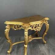 Console dorée sculptée, XXème siècle