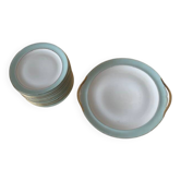 Service à dessert/entrée en porcelaine de Limoges
