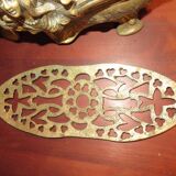 Gardener pinholders bronze and zinc style Mucha