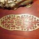 Gardener pinholders bronze and zinc style Mucha