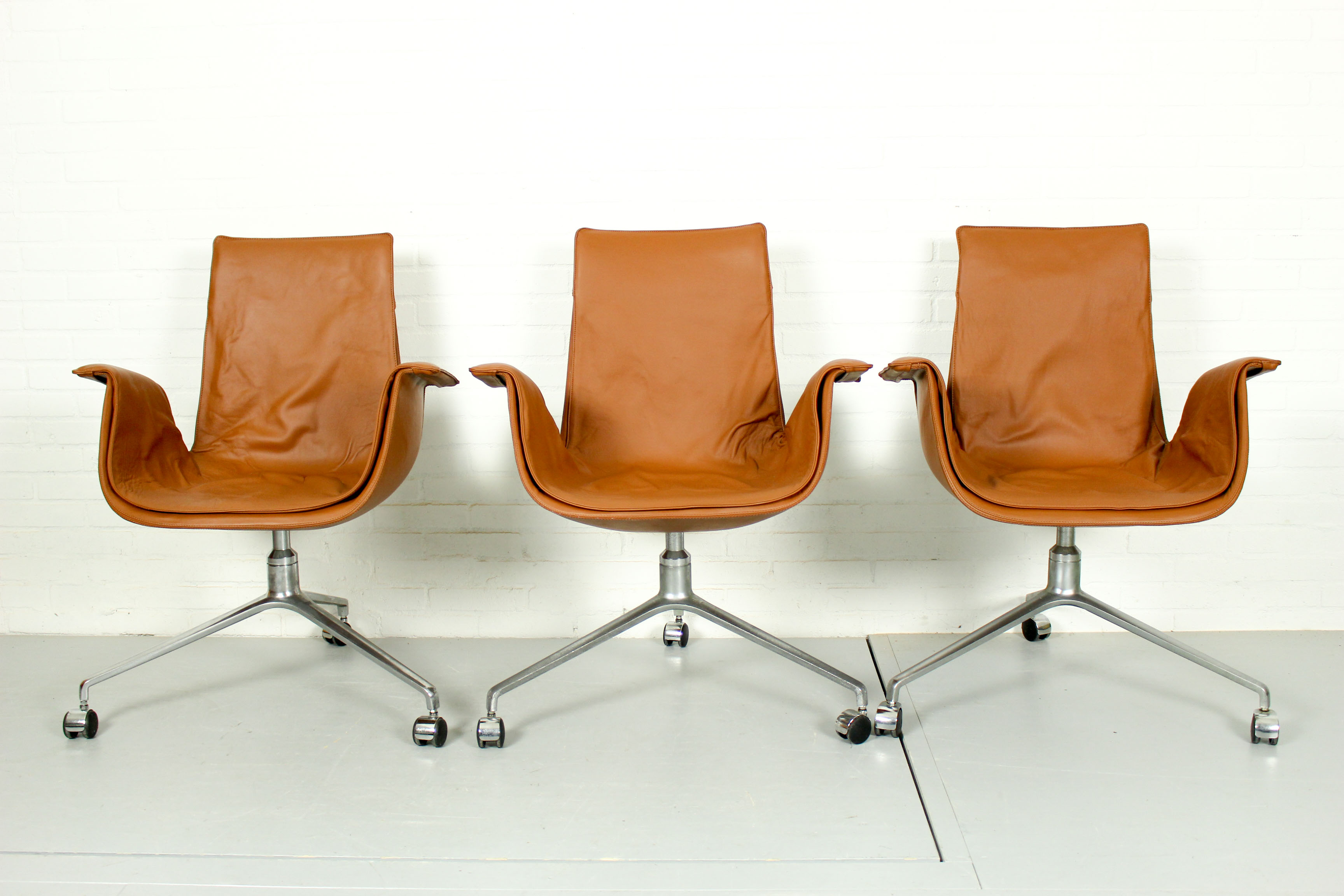 Bird chair kill for Preben Fabricius by Jorgen Kastholm, 1964