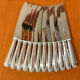 Christofle Perles, 72-piece cutlery set in silver-plated metal, excellent condition.