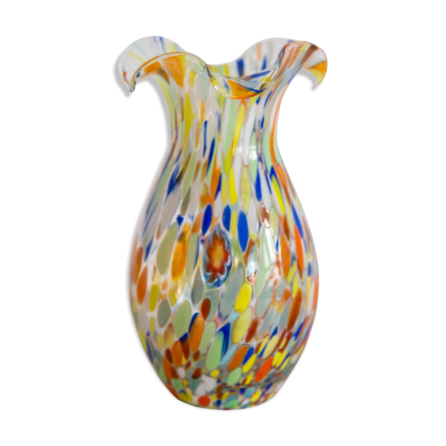 Small Vintage Murano Vase from the Mid-Century, Italy, 1960s