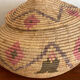 Raffia basket with lid