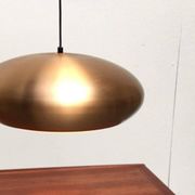 Large suspended copper lamp from mid-century Germany by Goldkant Leuchten.