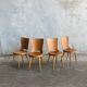 Set of 4 Baumann bistro chairs, 1960s