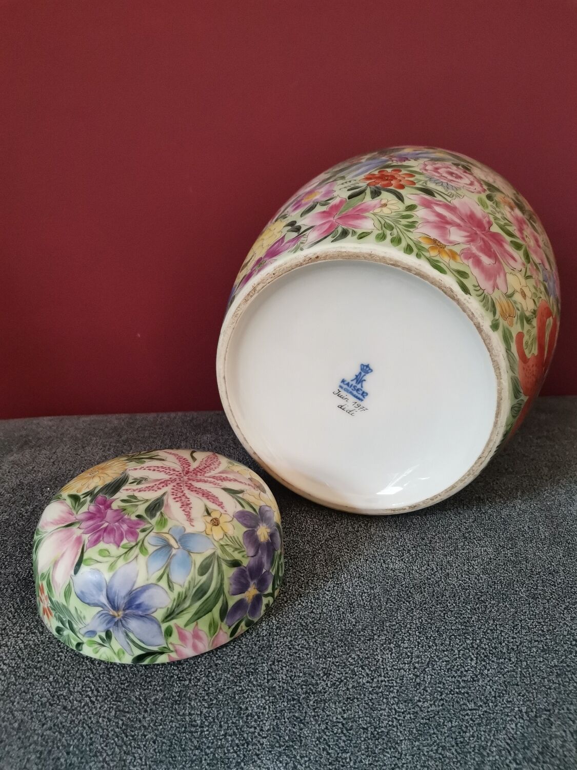 Vase jar flowers