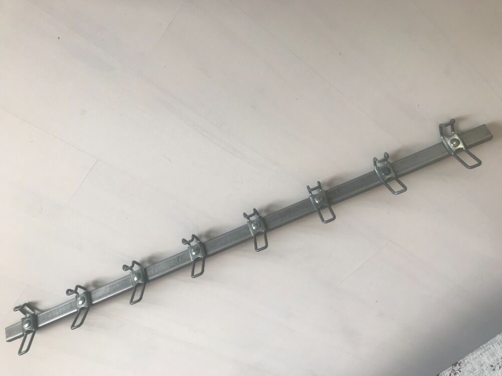 8 hook hooks industrial coat rack