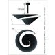 Lampe « Escargot » de Serge Mouille, édition de 2006