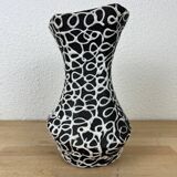 Vintage Vallauris free-form vase