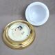 Ceiling lamp in brass and opaline glass Ø30